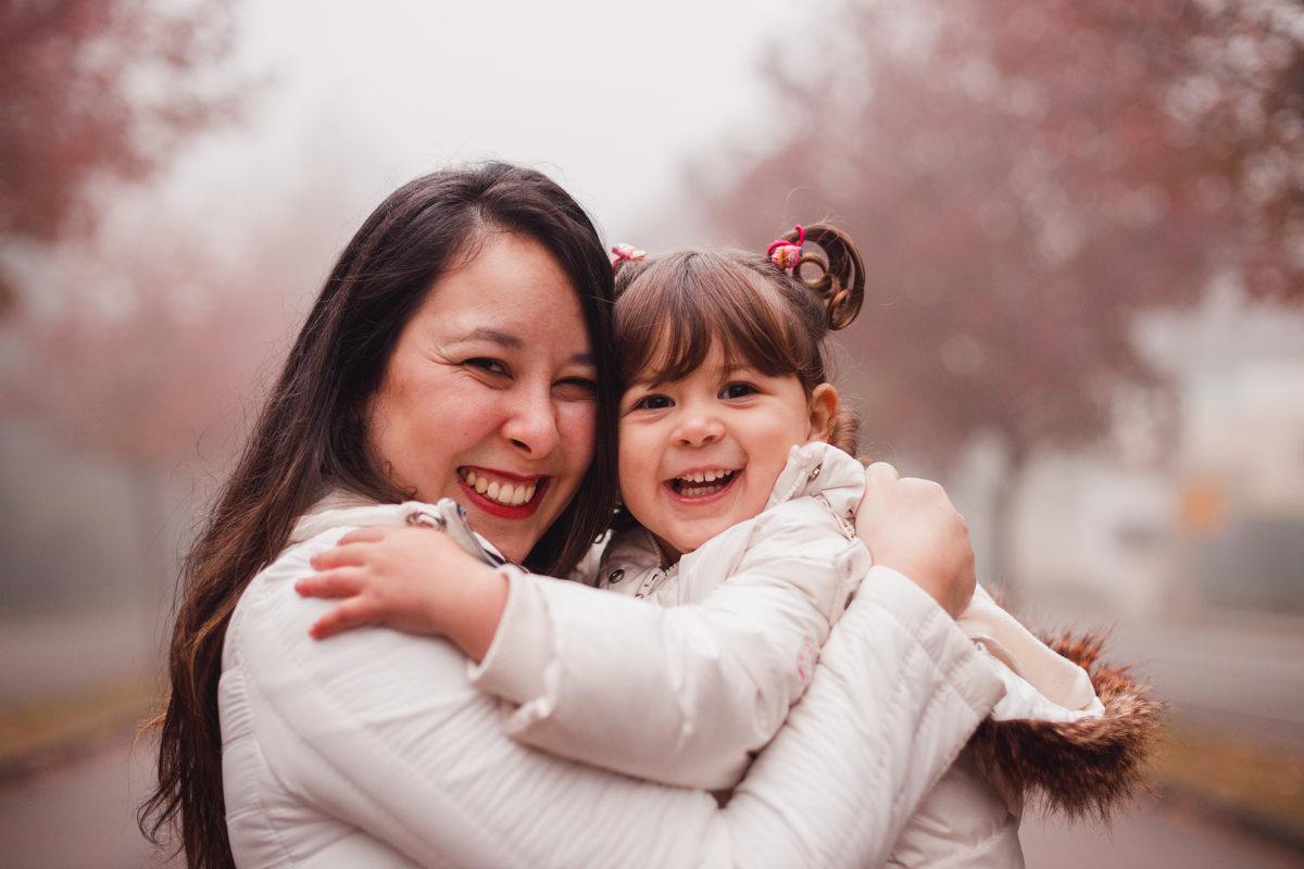 Fotografa familia Curitiba - Ensaio externo de outono em familia