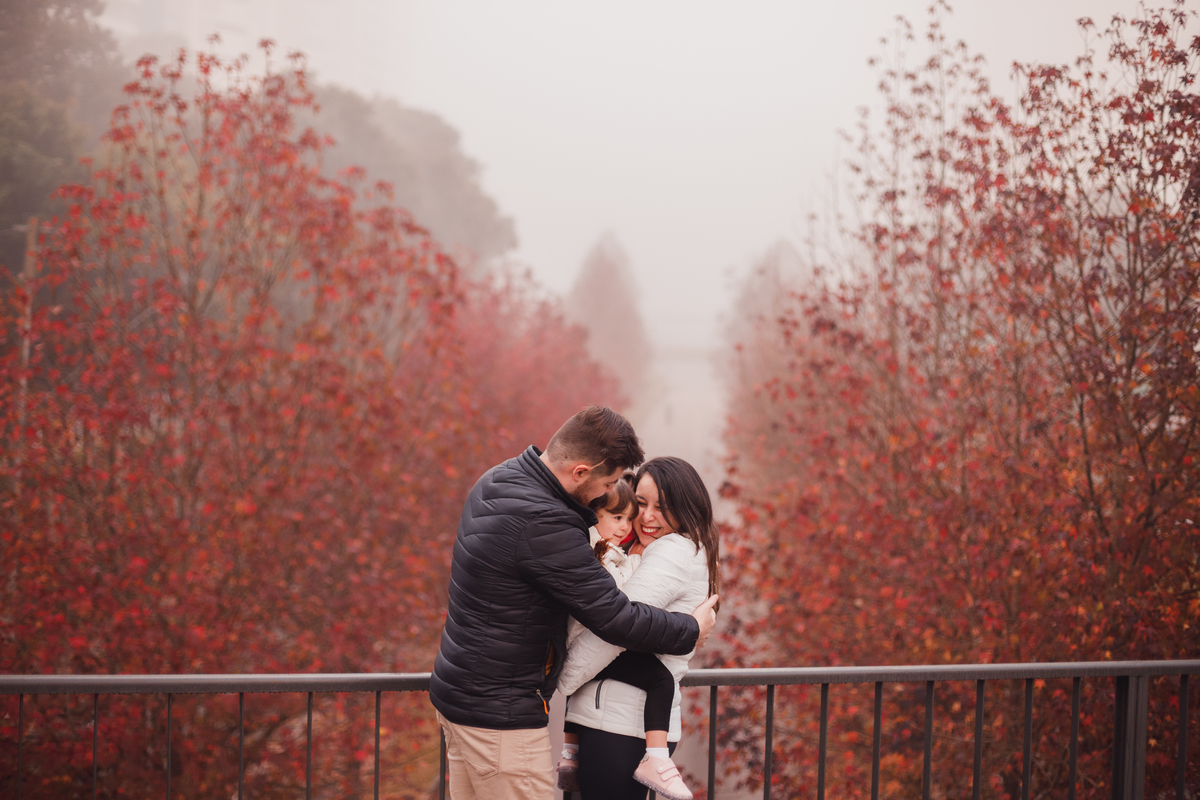 Fotografa familia Curitiba - Ensaio externo de outono em familia