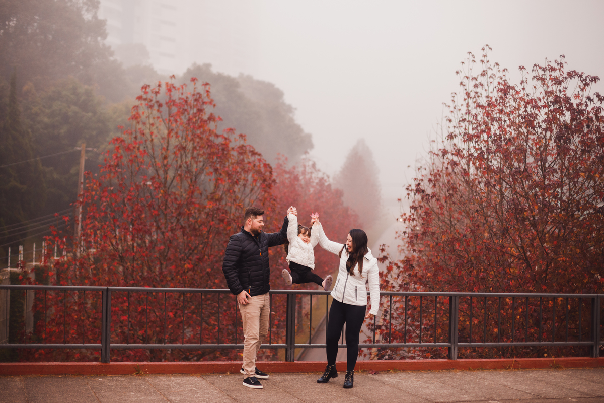 Fotografa familia Curitiba - Ensaio externo de outono em familia