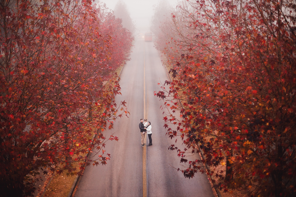 Fotografa familia Curitiba - Ensaio externo de outono em familia