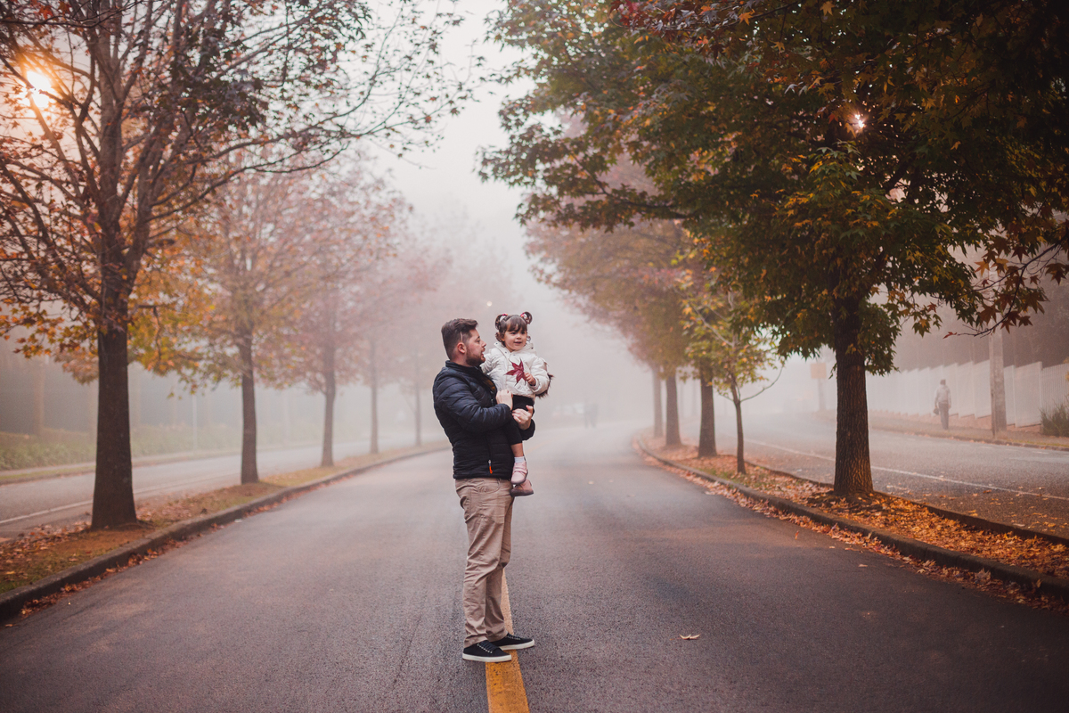 Fotografa familia Curitiba - Ensaio externo de outono em familia