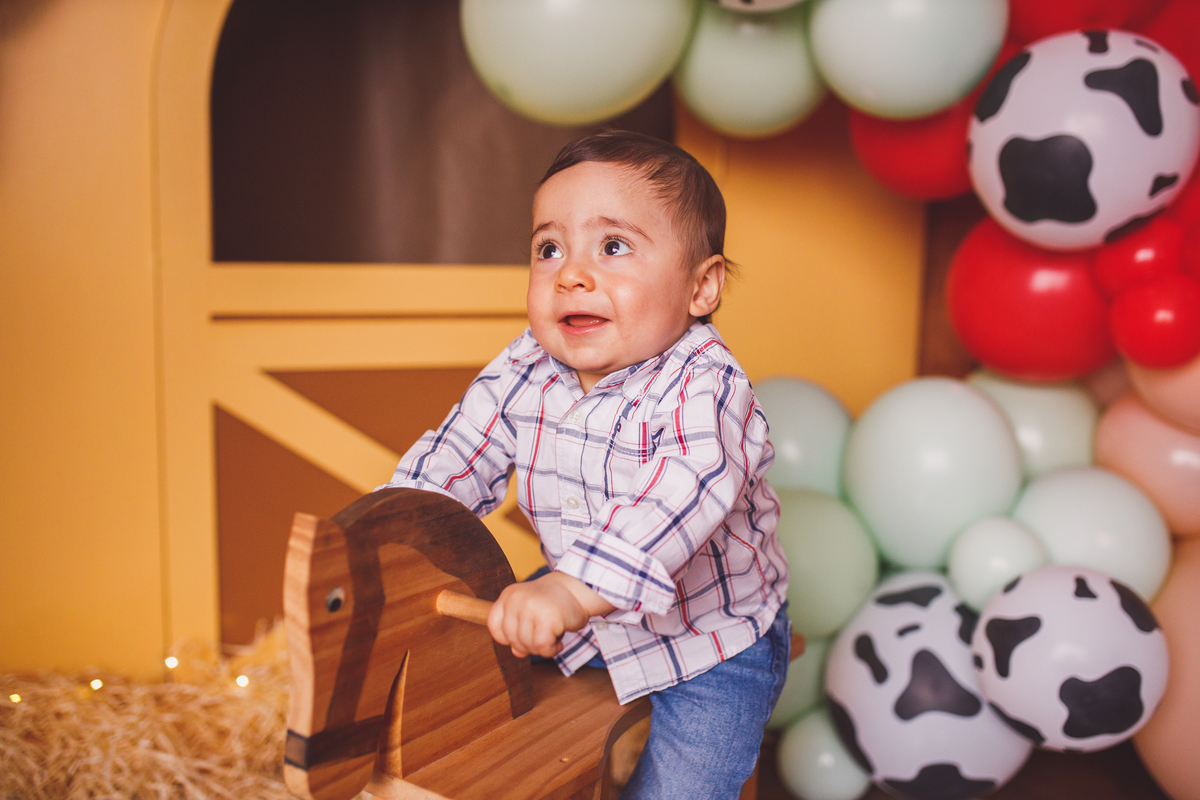 Fotografa familia Curitiba - smash the cake menino fazendinha