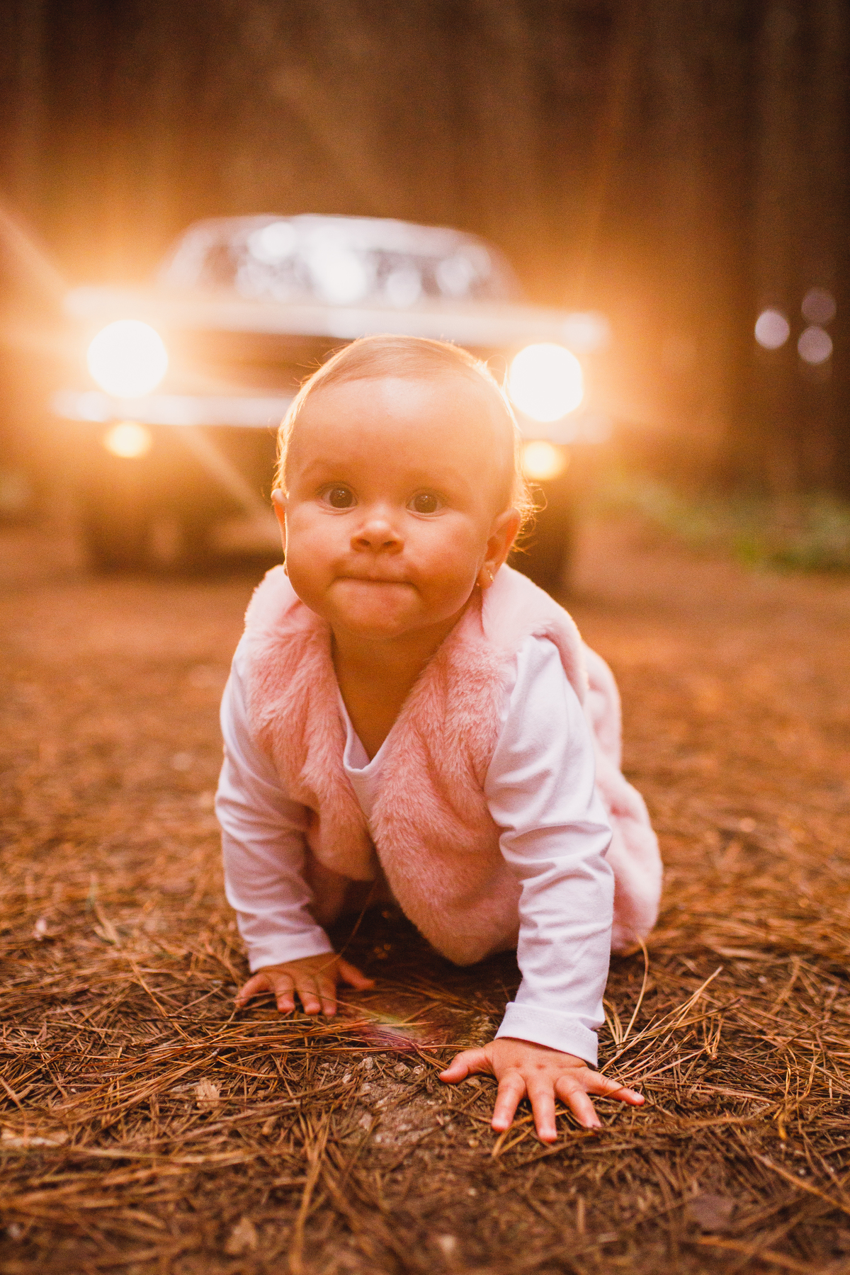 Fotografa familia curitiba - ensaio externo carro antigo