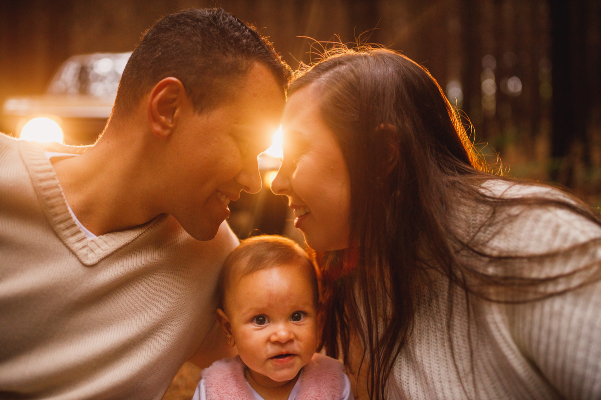 Fotografa familia curitiba - ensaio externo carro antigo