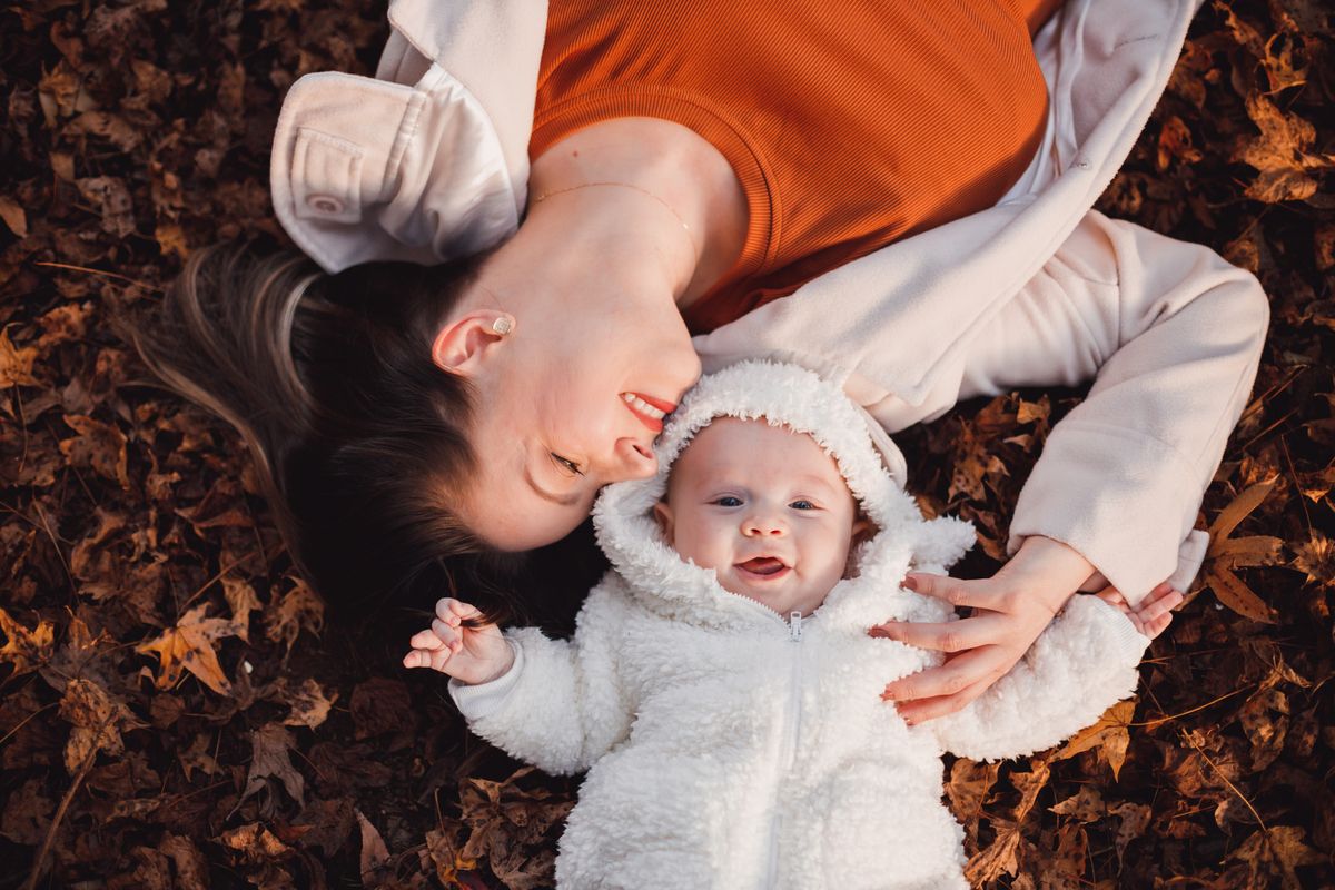 Fotografa familia Curitiba - ensaio externo de outono bebes