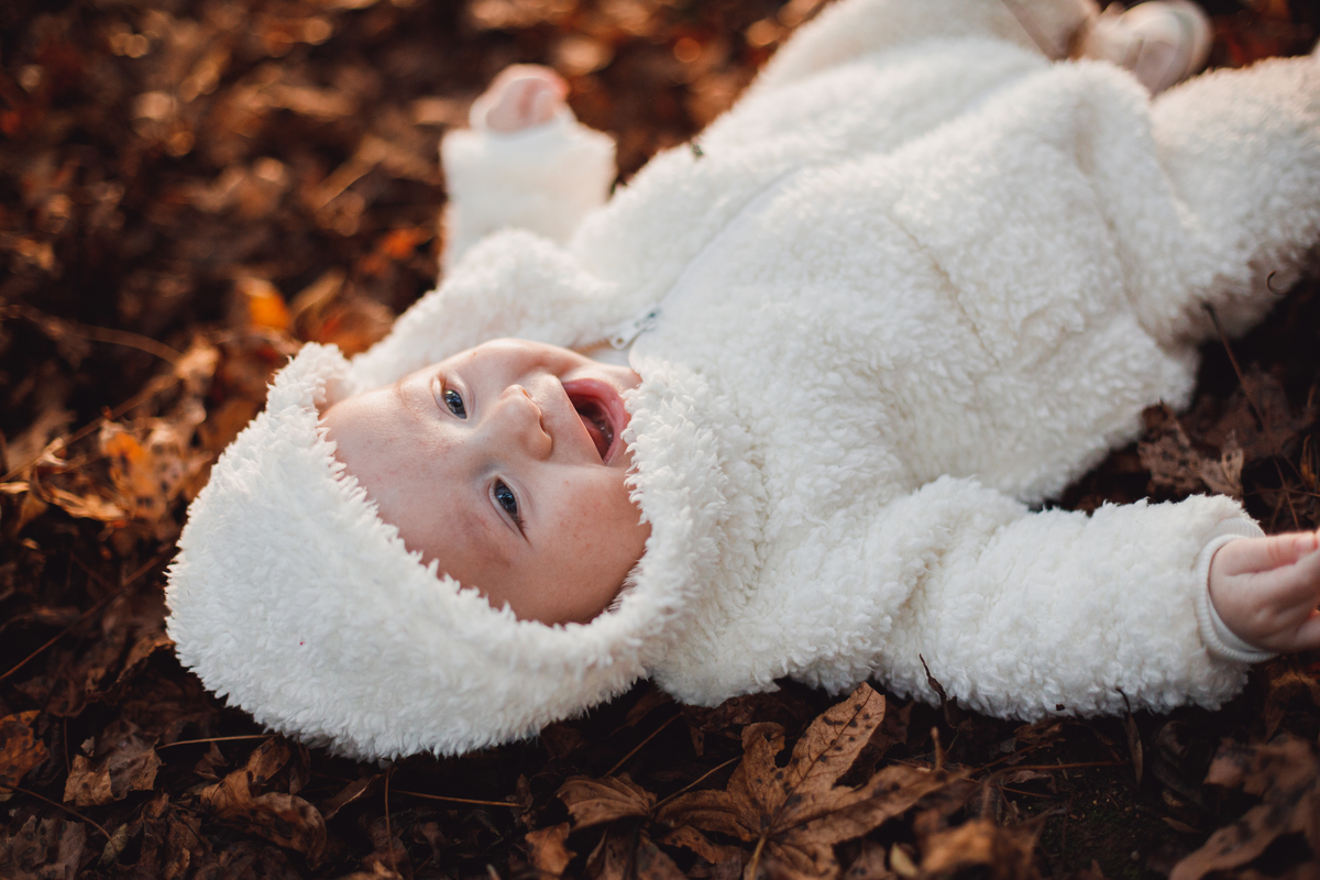 Fotografa familia Curitiba - ensaio externo de outono bebes