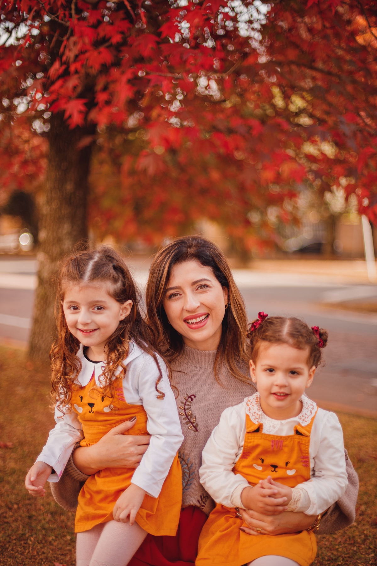 Fotografa familia Curitiba - ensaio externo de outono em familia
