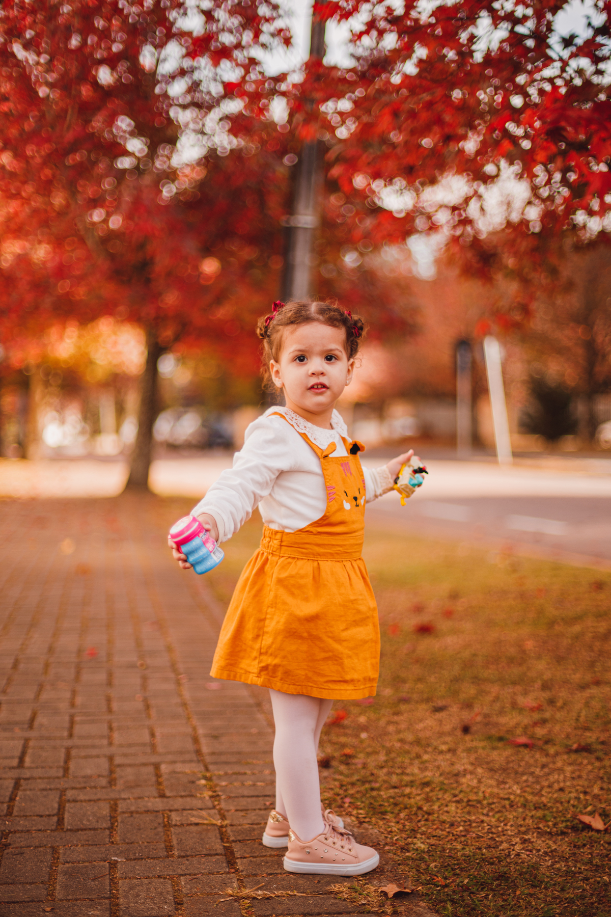Fotografa familia Curitiba - ensaio externo de outono em familia