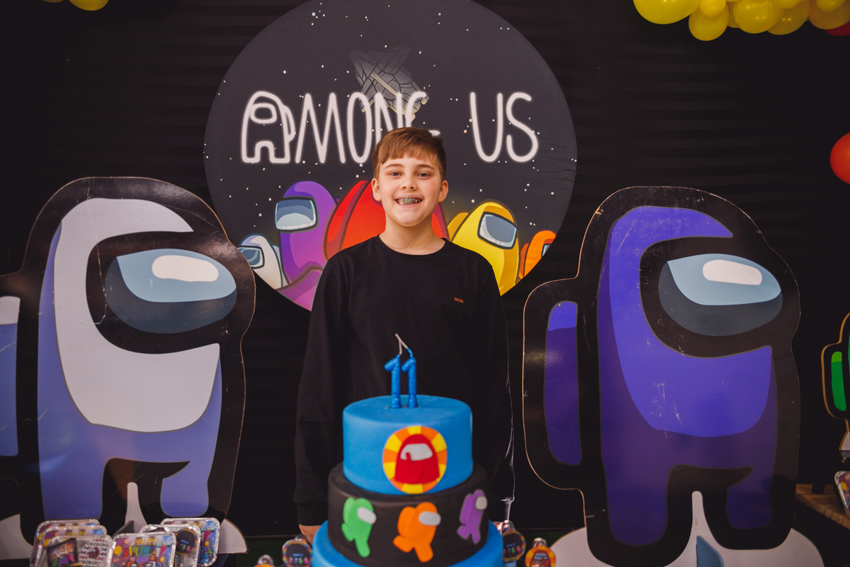 Fotografa familia curitiba - aniversario amazing point amongus