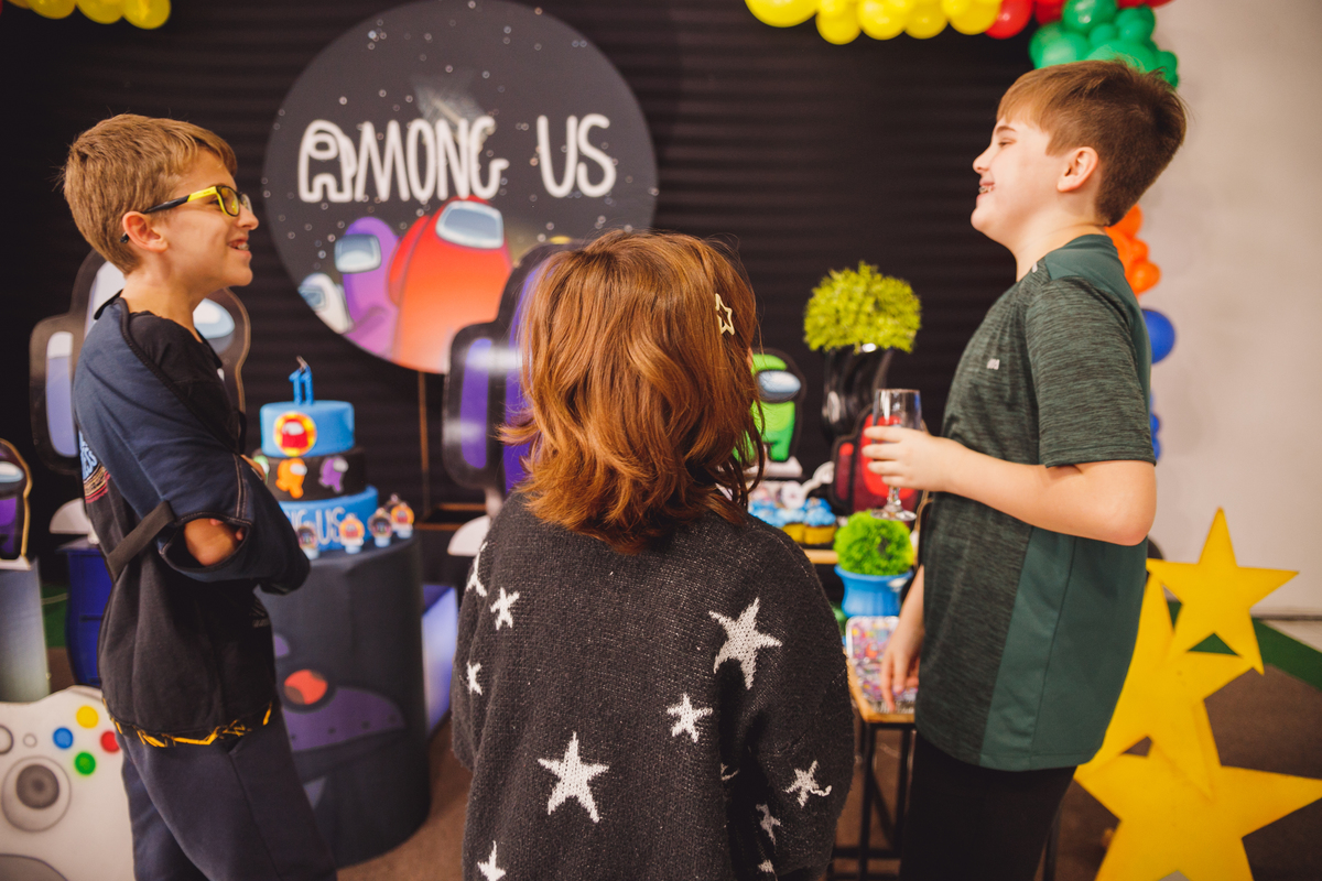 Fotografa familia curitiba - aniversario amazing point amongus