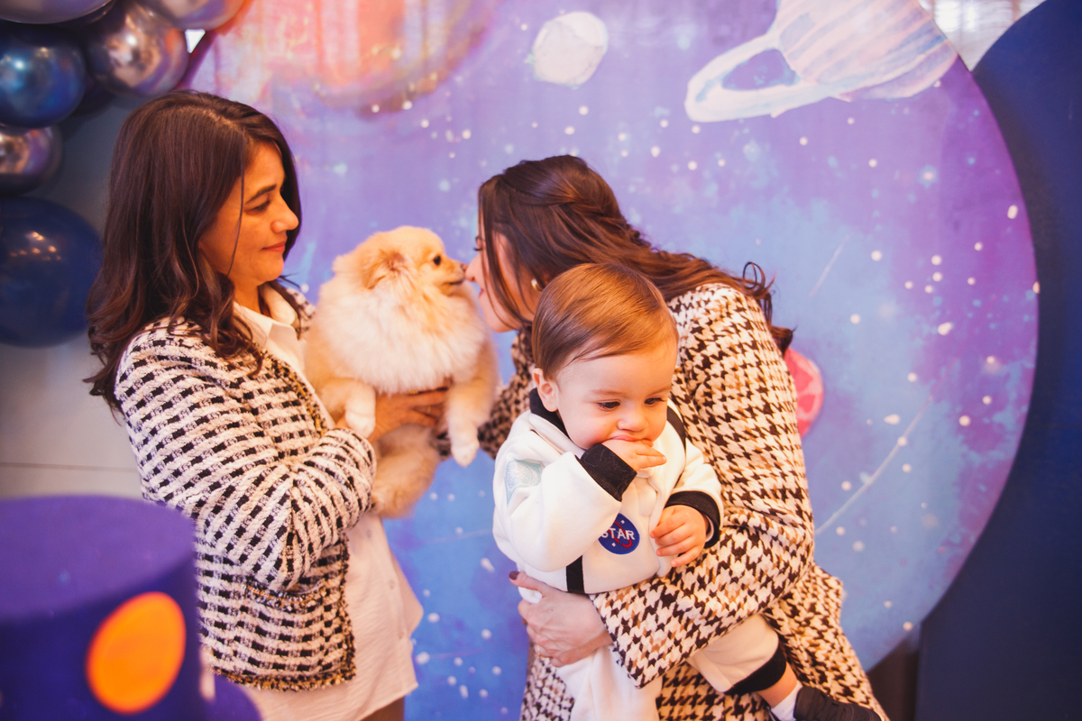 Fotografa familia curitiba - aniversario bebe 1 ano astronauta