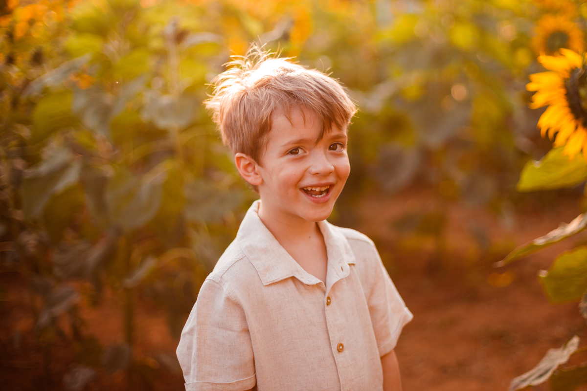 Fotografa familia curitiba - Holambra ensaio externo no girassol