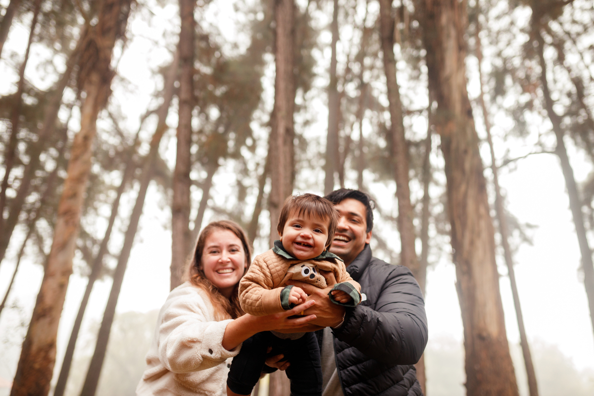 Fotografa familia Curitiba - ensaio externo parque tingui