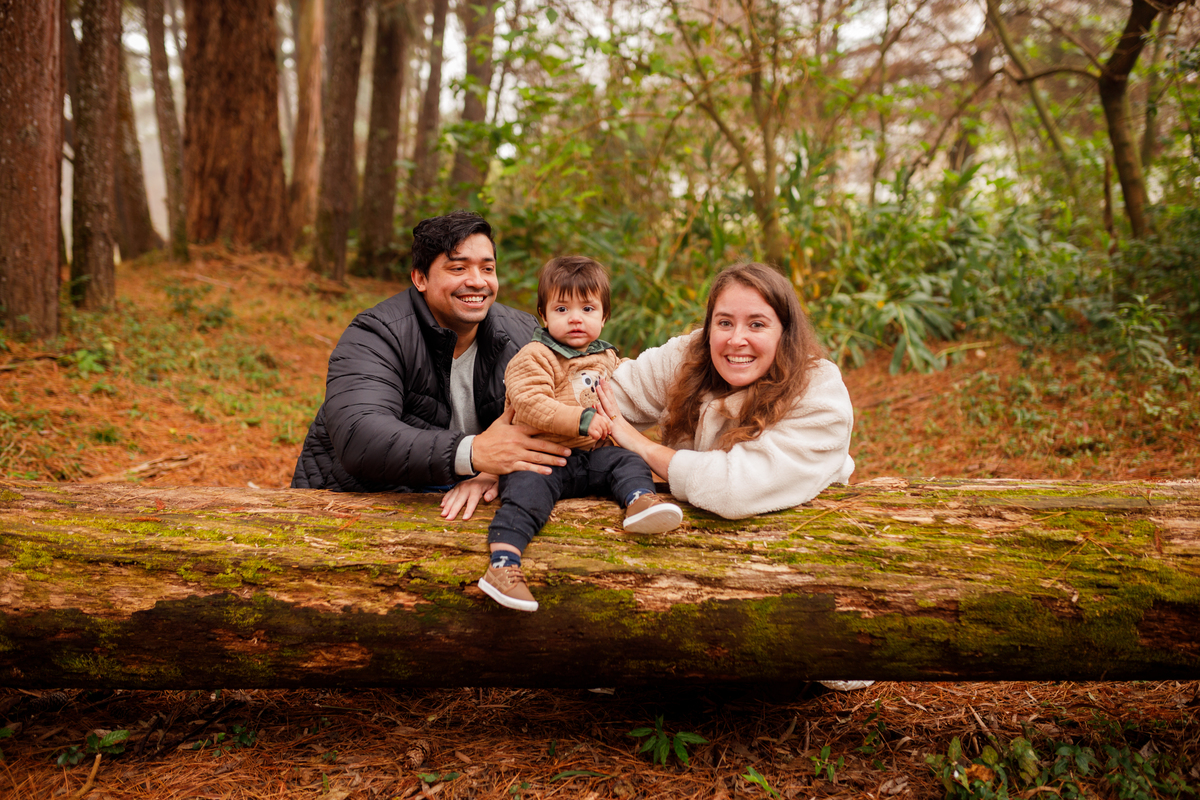 Fotografa familia Curitiba - ensaio externo parque tingui