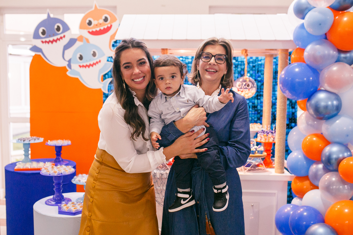 Fotografa familia Curitiba - Aniversário bebe 1 ano Peixinhos
