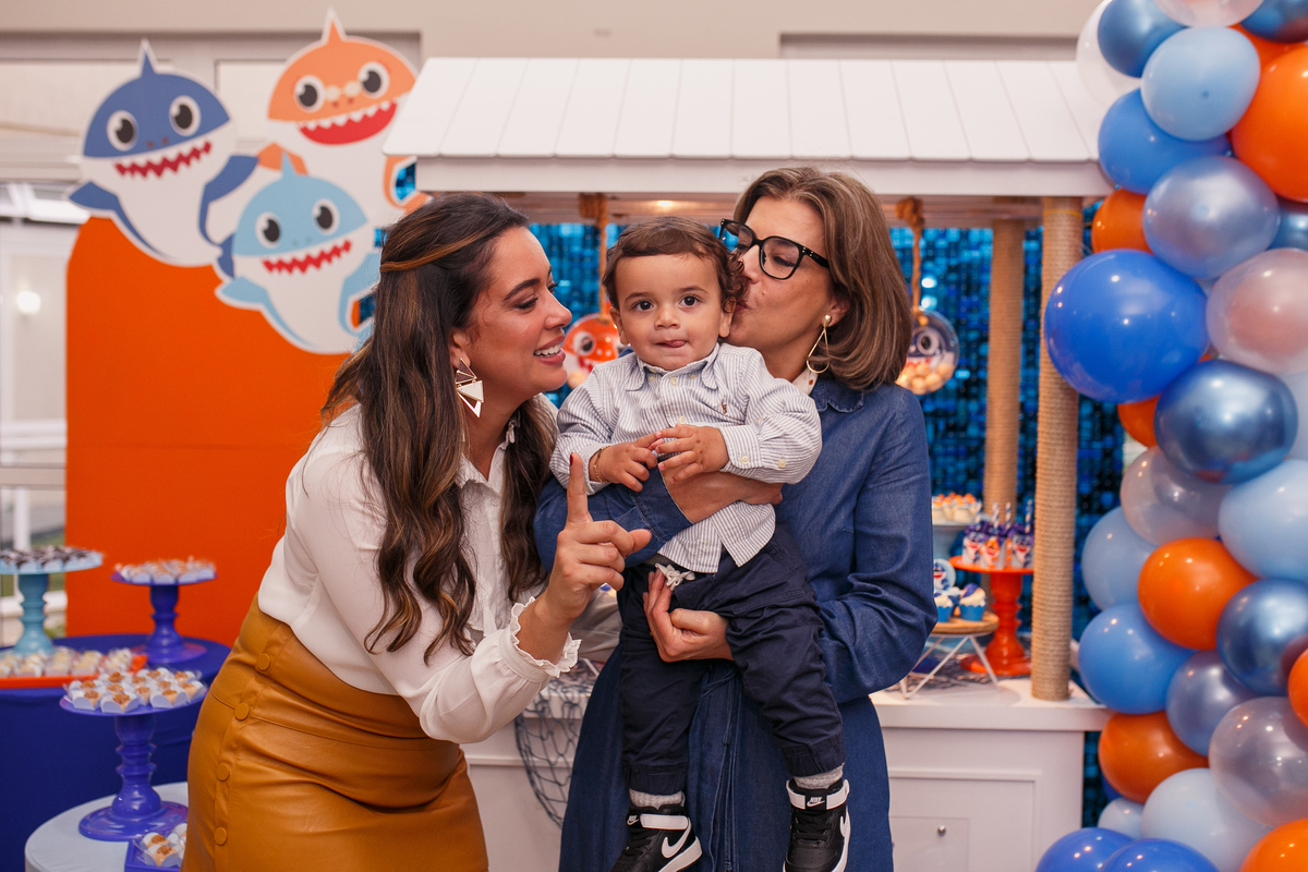 Fotografa familia Curitiba - Aniversário bebe 1 ano Peixinhos