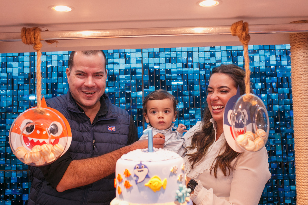 Fotografa familia Curitiba - Aniversário bebe 1 ano Peixinhos