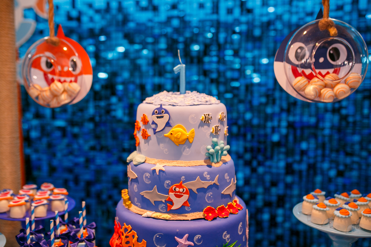 Fotografa familia Curitiba - Aniversário bebe 1 ano Peixinhos