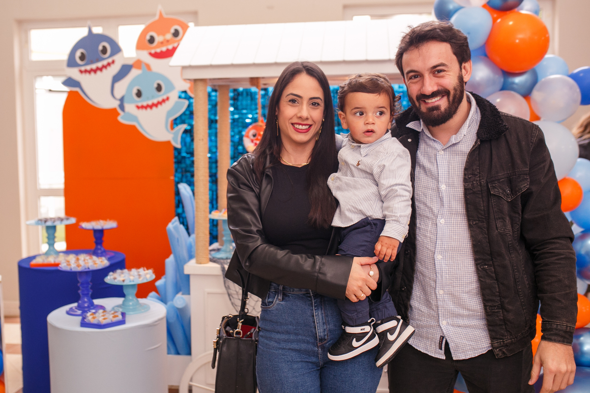 Fotografa familia Curitiba - Aniversário bebe 1 ano Peixinhos