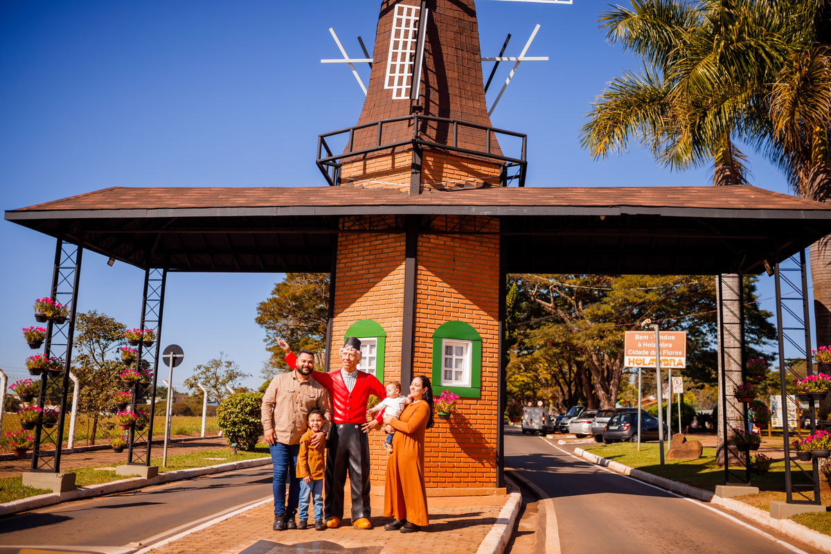 Fotografa familia Curitiba - Holambra São Paulo ensaio externo