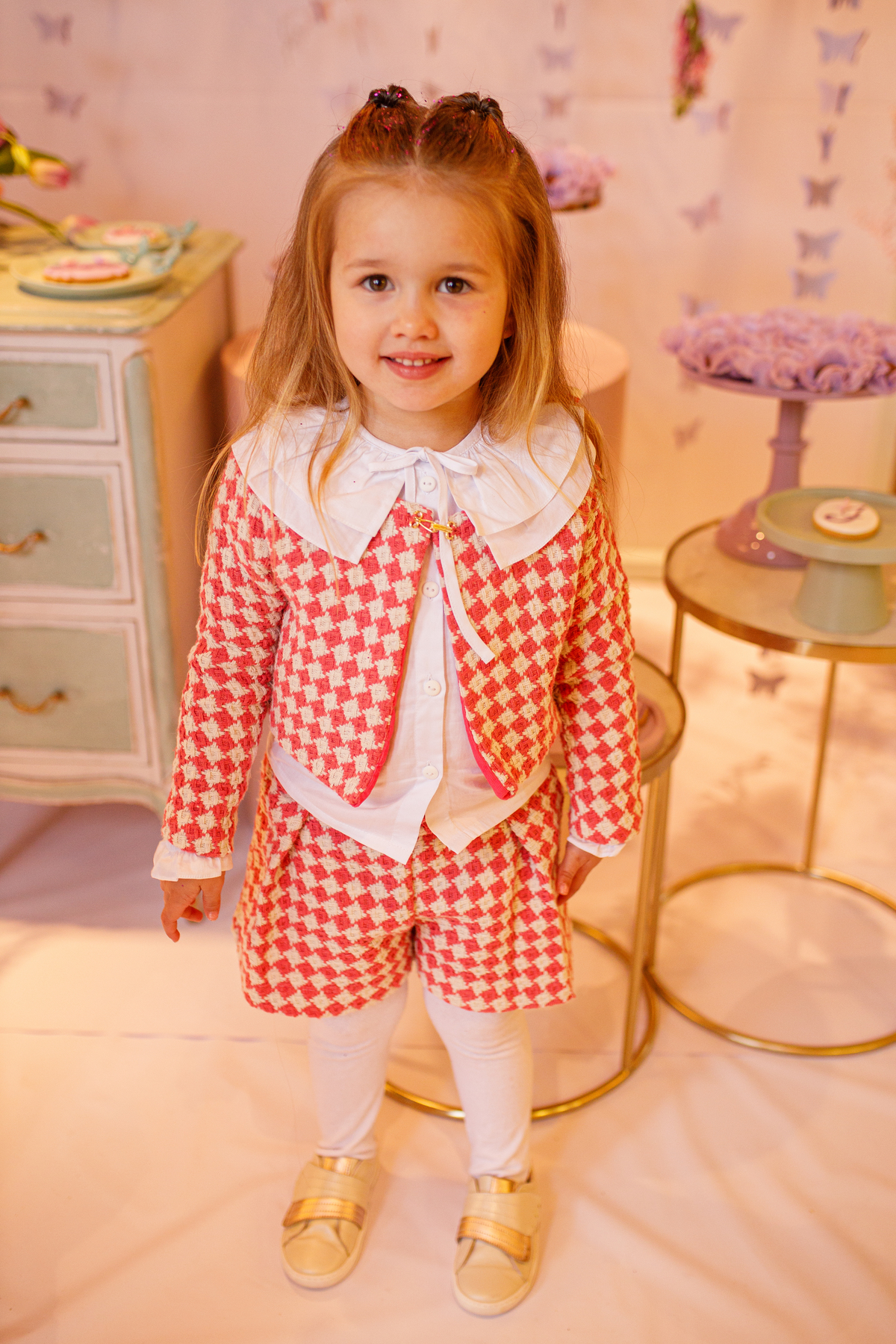 Fotografa familia Curitiba - Aniversário flores menina 4 anos