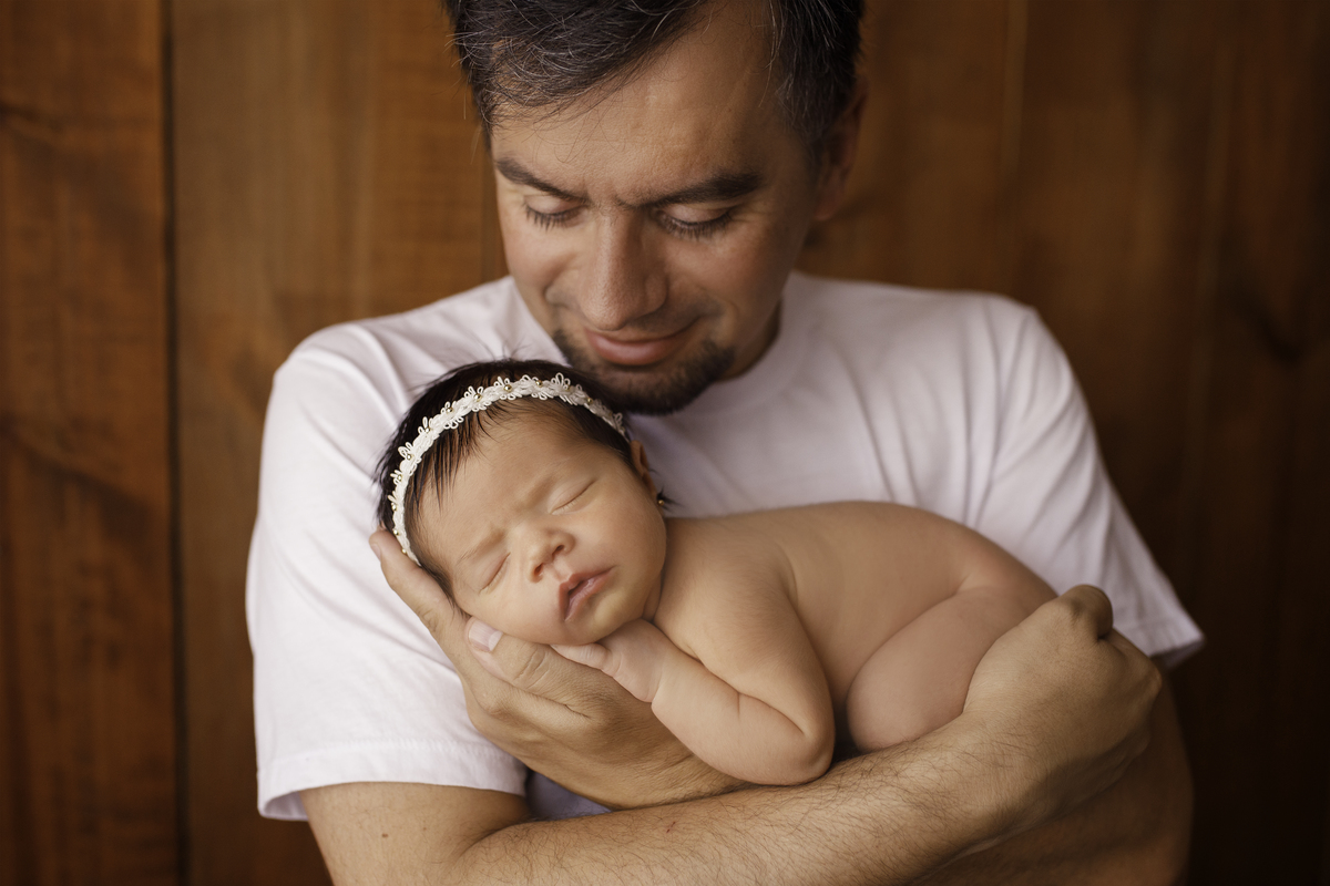 Fotografa familia Curitiba - Newborn bebe menina lavanda 