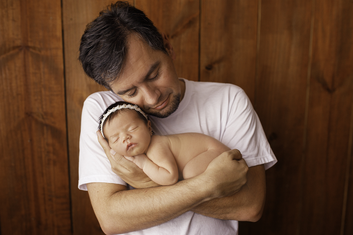 Fotografa familia Curitiba - Newborn bebe menina lavanda 