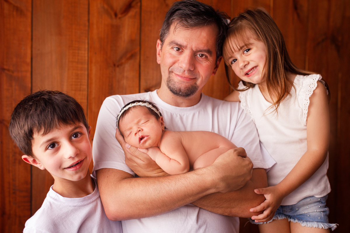 Fotografa familia Curitiba - Newborn bebe menina lavanda 
