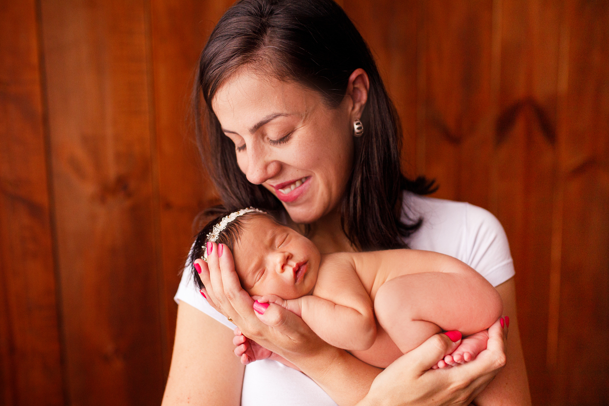 Fotografa familia Curitiba - Newborn bebe menina lavanda 