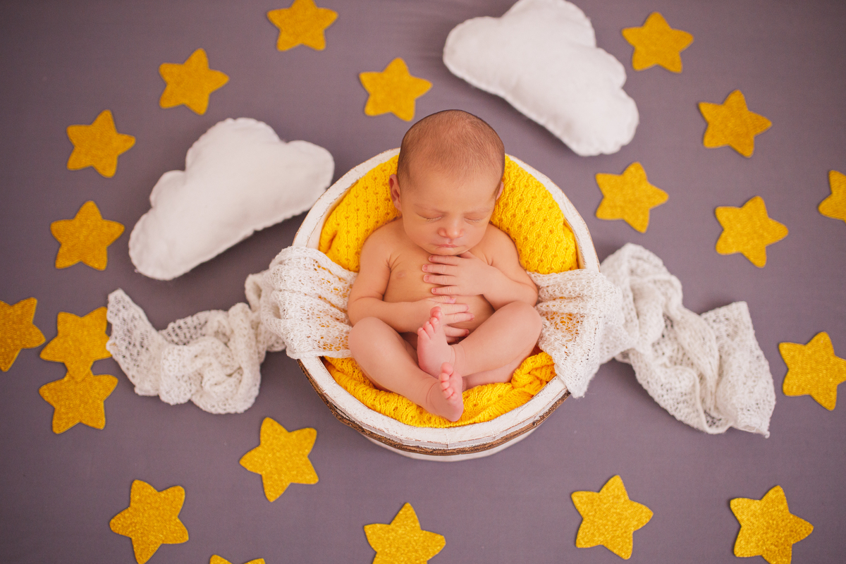 Fotografa familia Curitiba - Newborn estúdio estrelas