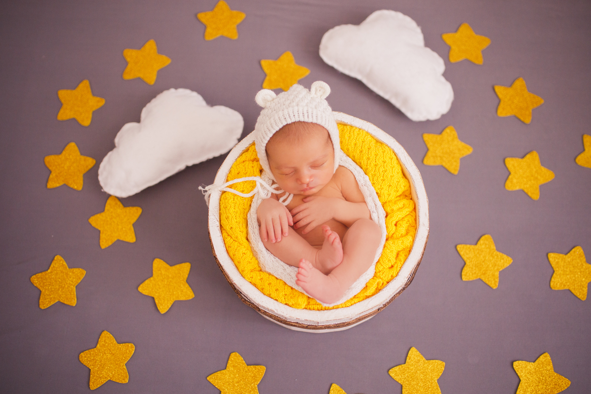 Fotografa familia Curitiba - Newborn estúdio estrelas