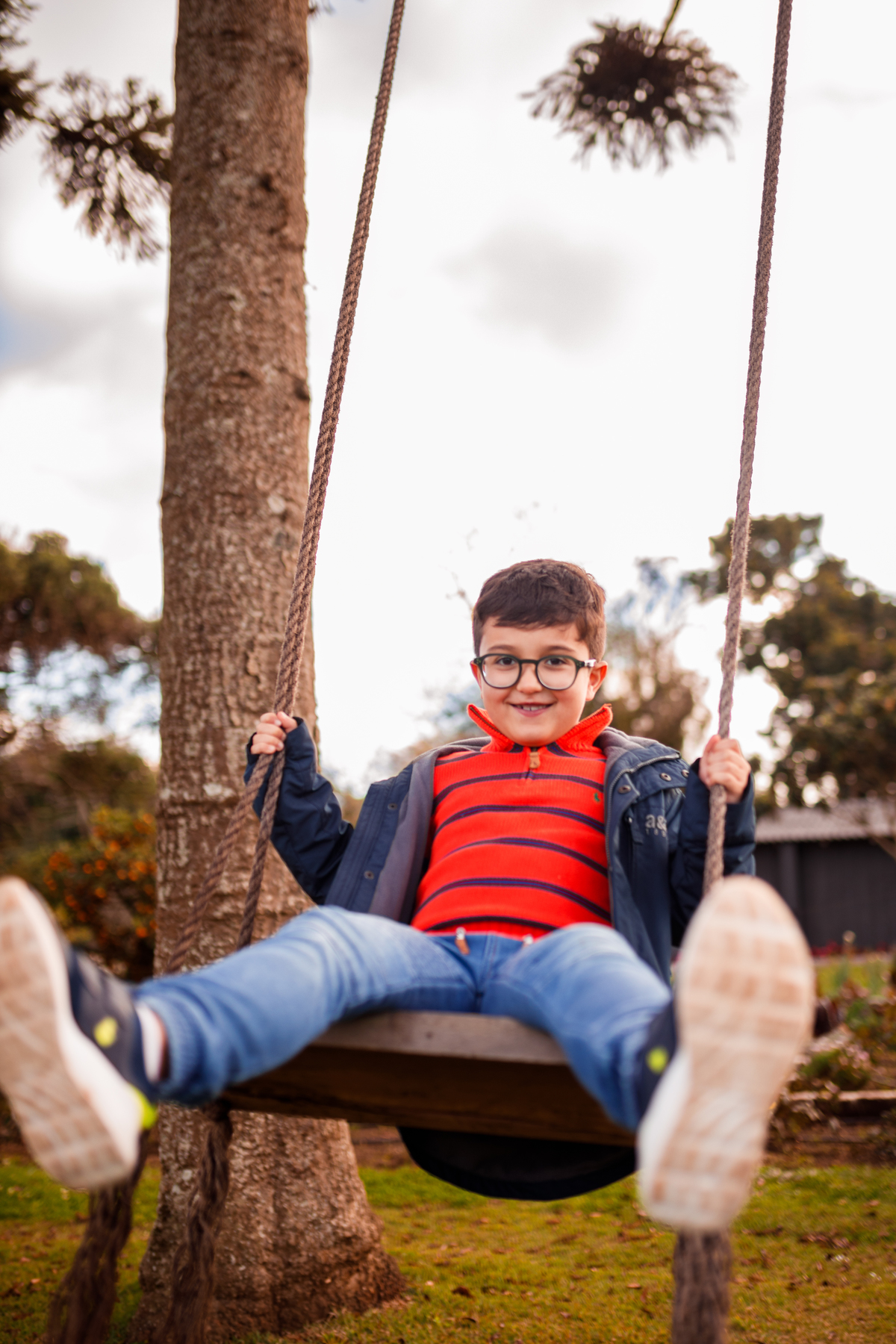 Fotografa familia Curitiba - ensaio externo camping fogueira Witmarsun