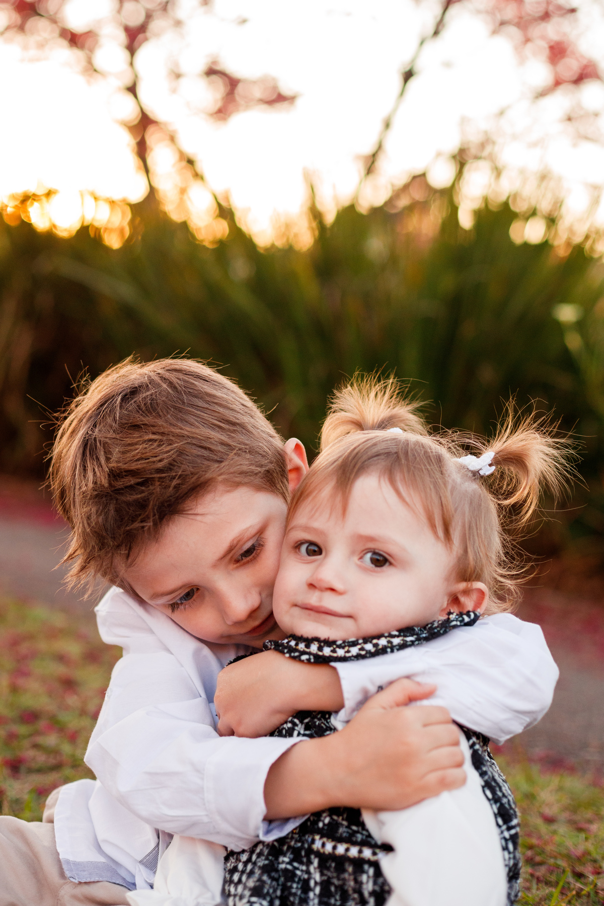 Fotografa familia Curitiba - ensaio externo cerejeiras bebê 