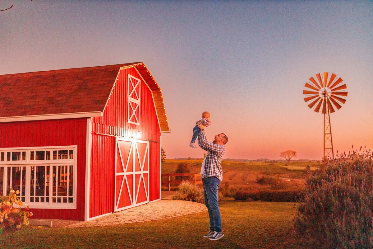 Fotografa familia Curitiba - picnic bebes lavatório por do sol