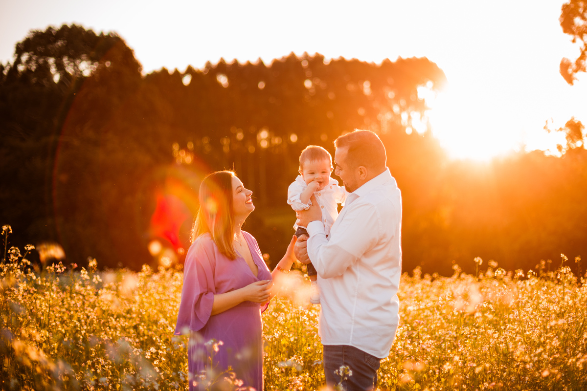 Fotografa familia Curitiba - picnic bebes lavatório por do sol