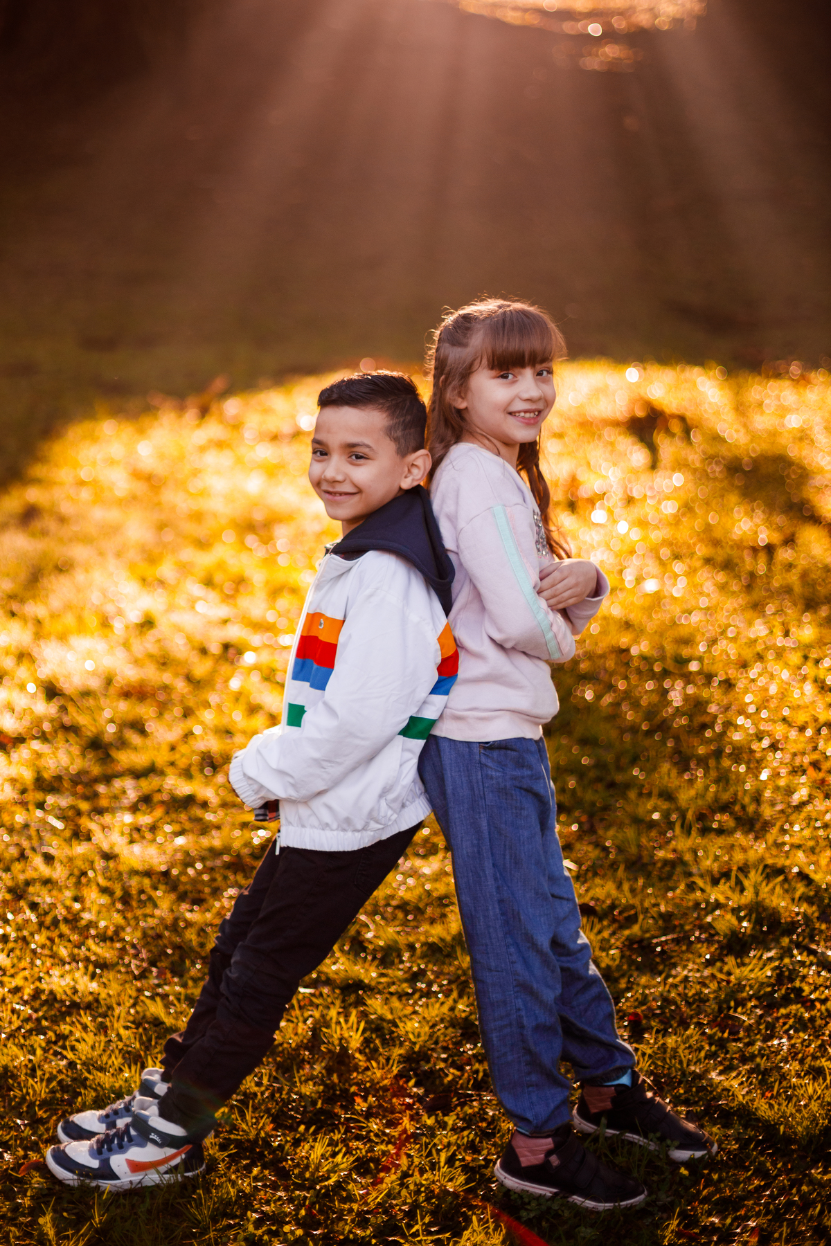 Fotografa familia Curitiba - externo com cores pó colorido California donuts