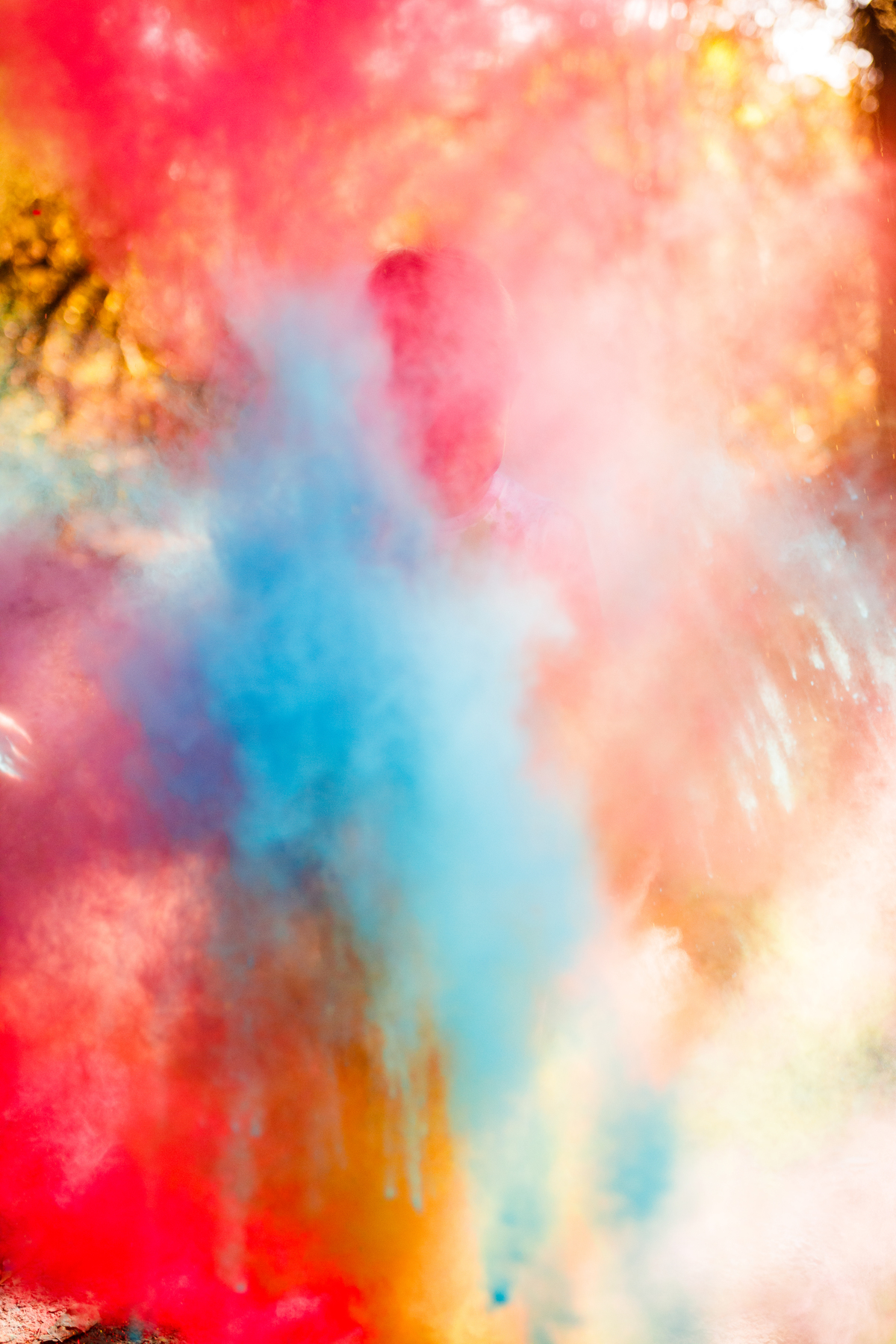 Fotografa familia Curitiba - externo com cores pó colorido California donuts