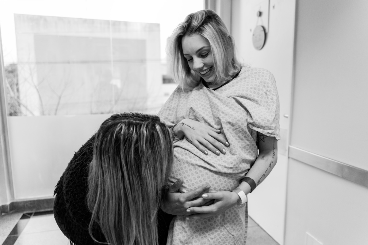 Fotografa familia Curitiba - nascimento hospital santa Brigida menino