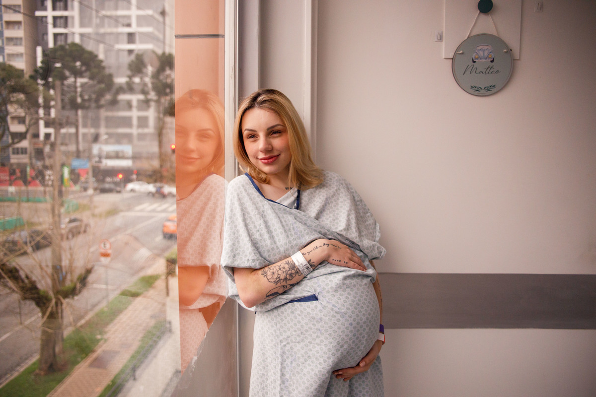 Fotografa familia Curitiba - nascimento hospital santa Brigida menino