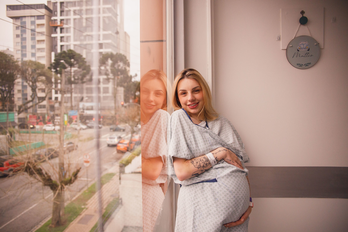 Fotografa familia Curitiba - nascimento hospital santa Brigida menino