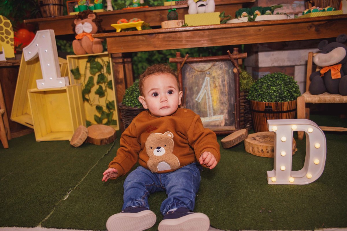 Fotografa familia Curitiba - buffet smalls kids safari bebes