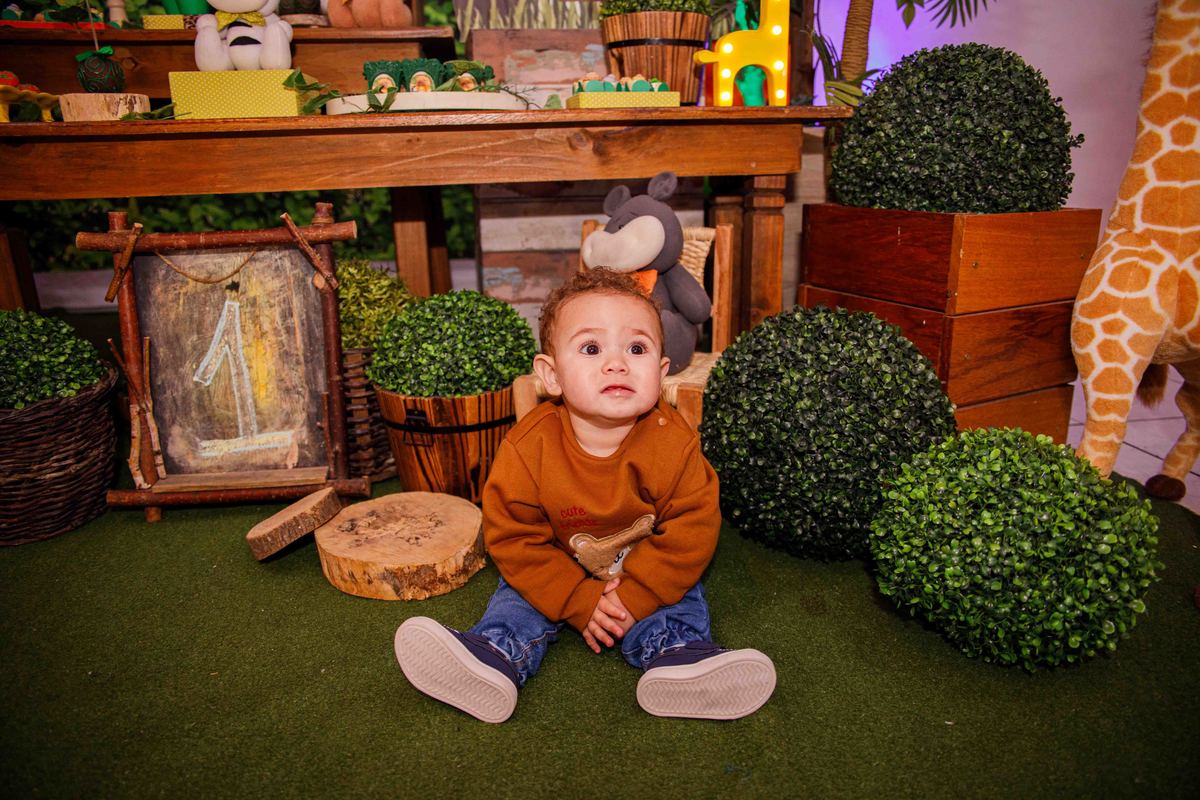 Fotografa familia Curitiba - buffet smalls kids safari bebes