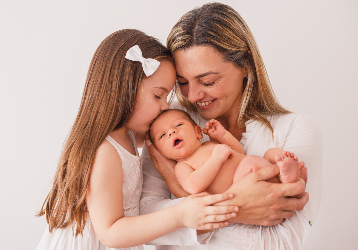 Fotografa familia Curitiba - Newborn bebe estudio menino