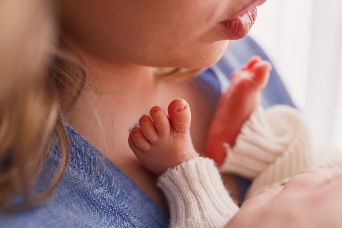 Fotografa familia Curitiba - Newborn bebe estudio menino