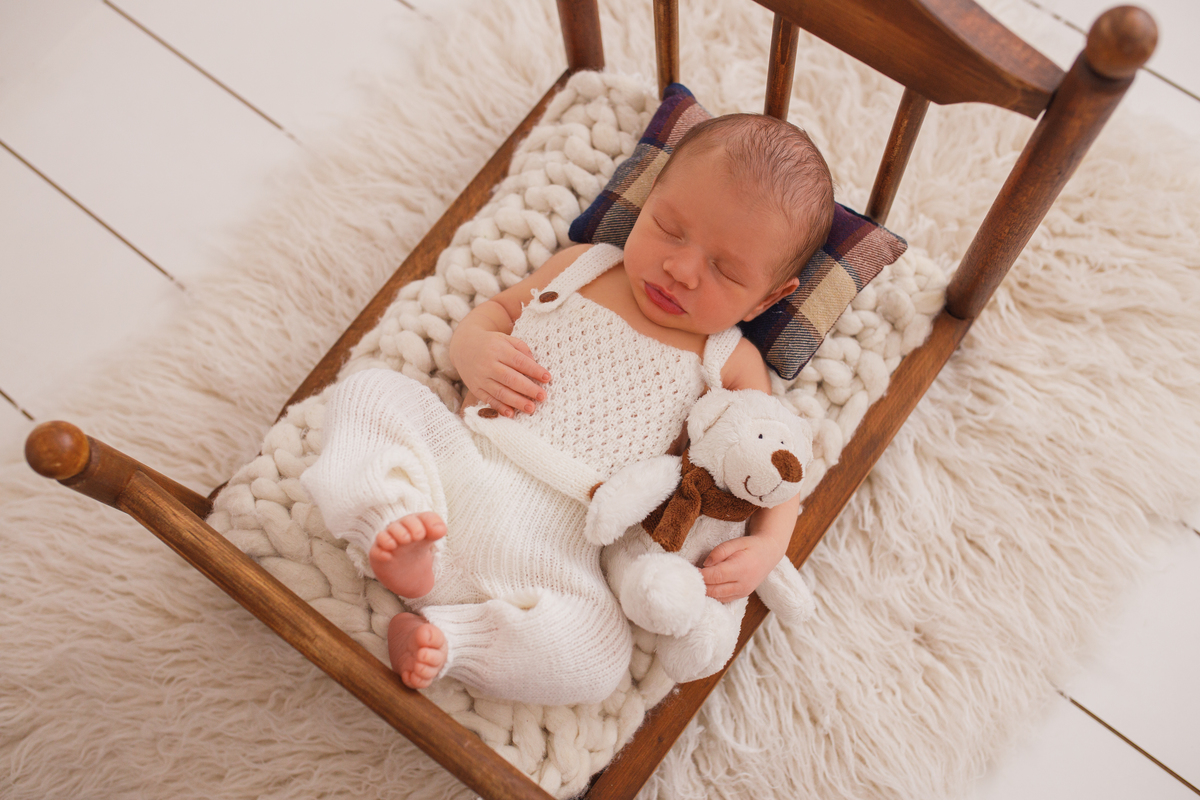 Fotografa familia Curitiba - Newborn bebe estudio menino