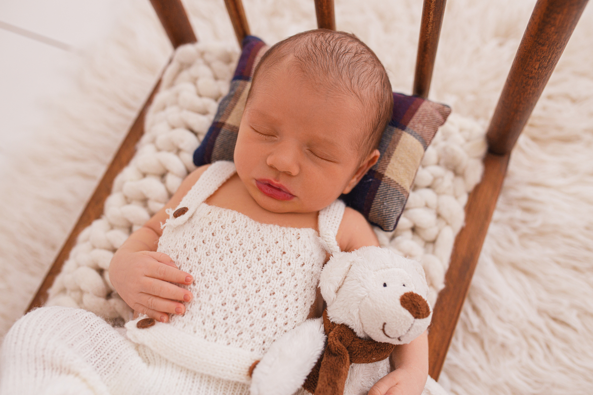 Fotografa familia Curitiba - Newborn bebe estudio menino
