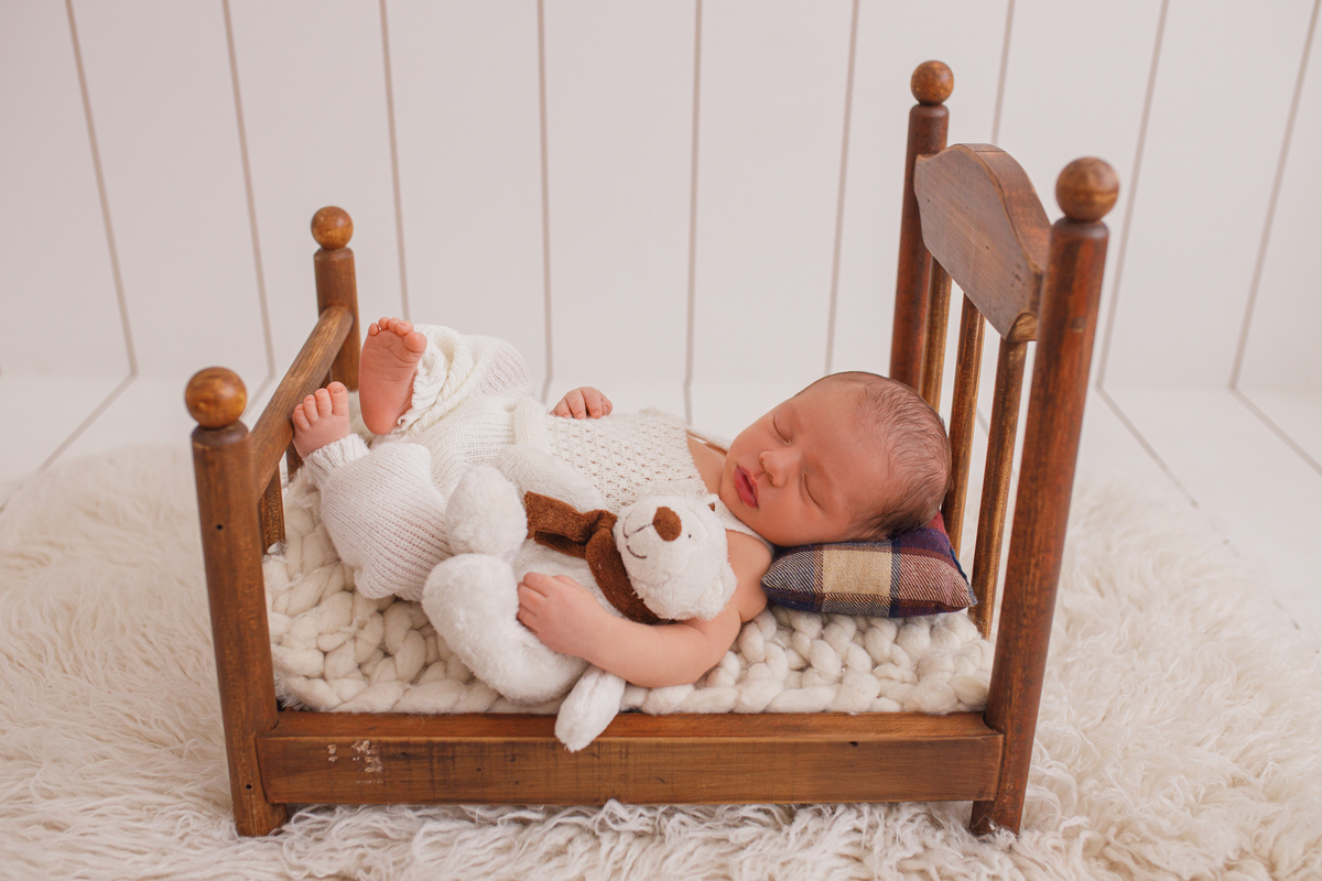 Fotografa familia Curitiba - Newborn bebe estudio menino