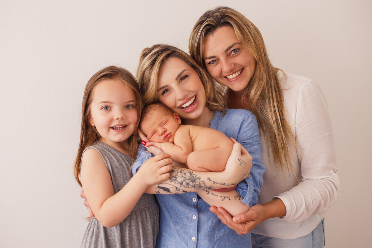 Fotografa familia Curitiba - Newborn bebe estudio menino