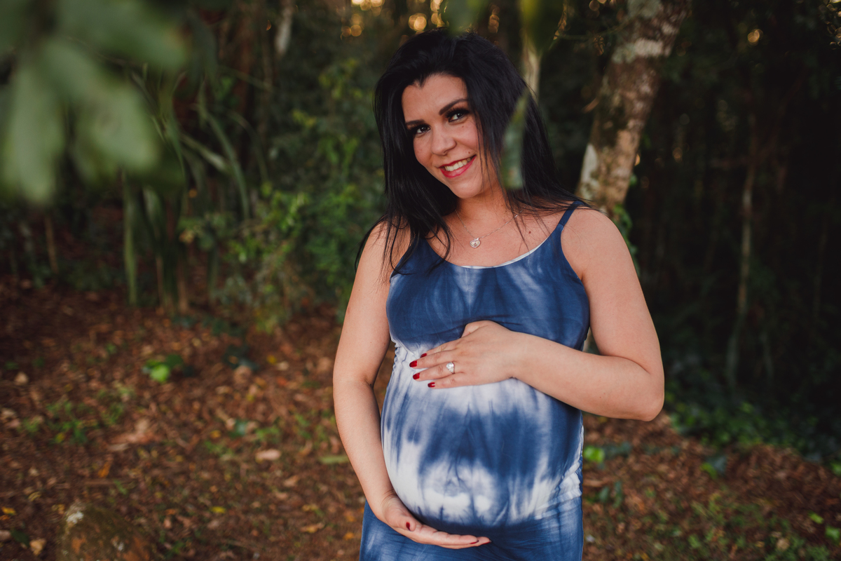 Fotografa familia Curitiba - Gestante passauna por do sol