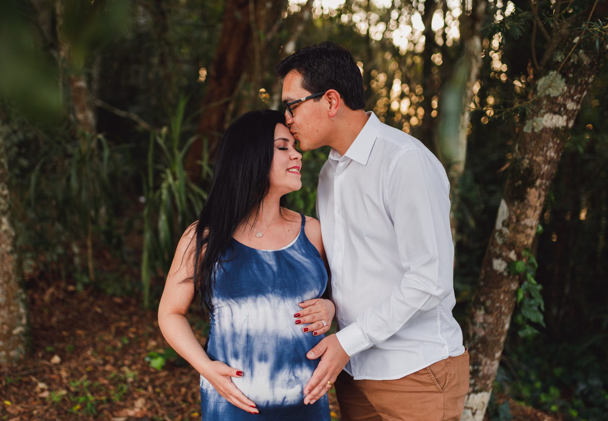 Fotografa familia Curitiba - Gestante passauna por do sol